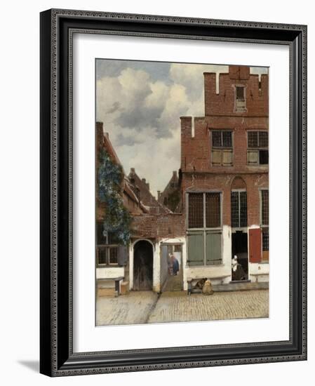 View of Houses in Delft, 1658-Johannes Vermeer-Framed Art Print