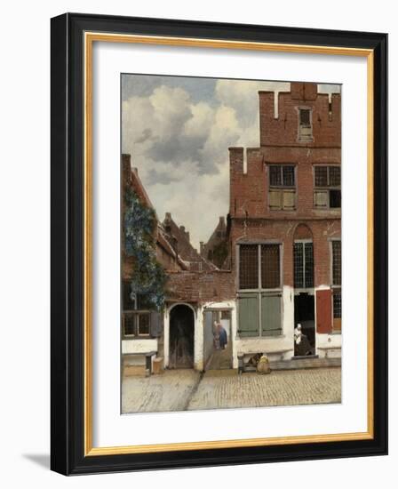 View of Houses in Delft, 1658-Johannes Vermeer-Framed Art Print