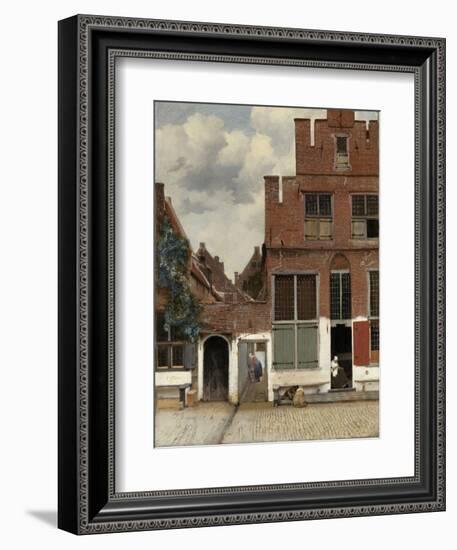 View of Houses in Delft, 1658-Johannes Vermeer-Framed Premium Giclee Print