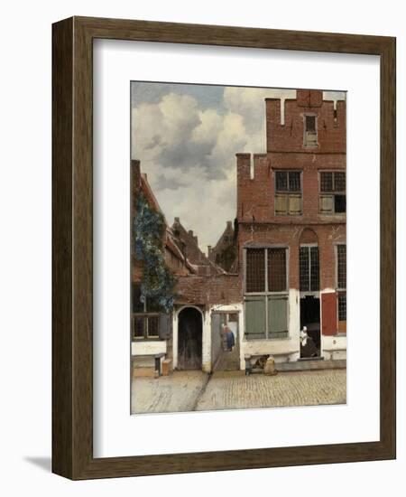 View of Houses in Delft, 1658-Johannes Vermeer-Framed Art Print