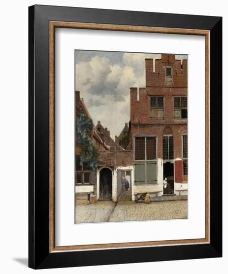 View of Houses in Delft, 1658-Johannes Vermeer-Framed Art Print