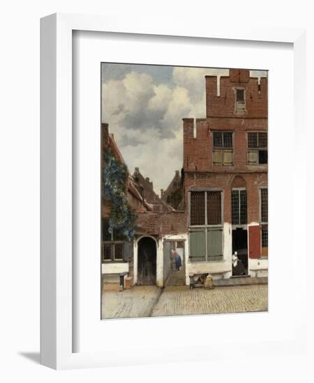 View of Houses in Delft, 1658-Johannes Vermeer-Framed Art Print