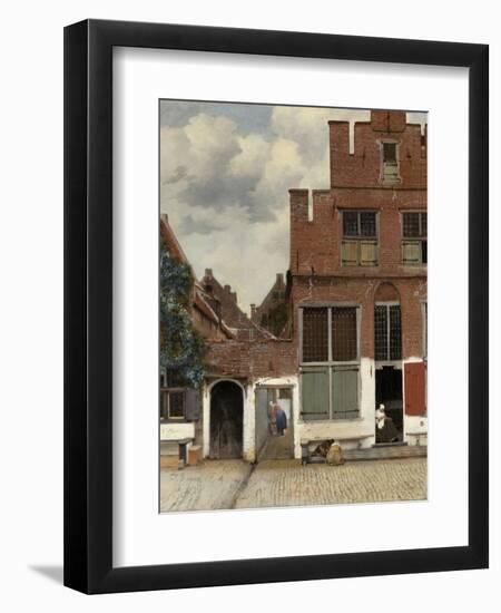 View of Houses in Delft, known as 'The Little Street', C.1658-Johannes Vermeer-Framed Giclee Print