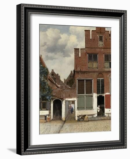 View of Houses in Delft, known as 'The Little Street', C.1658-Johannes Vermeer-Framed Giclee Print