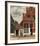 View of Houses in Delft, known as 'The Little Street'-Jan Vermeer-Framed Premium Giclee Print