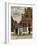 View of Houses in Delft, known as the Little Street-Johannes Vermeer-Framed Premium Giclee Print