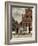 View of Houses in Delft, known as the Little Street-Johannes Vermeer-Framed Art Print