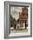 View of Houses in Delft, known as the Little Street-Johannes Vermeer-Framed Art Print