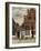 View of Houses in Delft, known as the Little Street-Johannes Vermeer-Framed Art Print