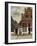 View of Houses in Delft, known as the Little Street-Johannes Vermeer-Framed Art Print