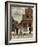 View of Houses in Delft, known as the Little Street-Johannes Vermeer-Framed Art Print