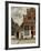 View of Houses in Delft, known as the Little Street-Johannes Vermeer-Framed Art Print