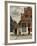 View of Houses in Delft, known as the Little Street-Johannes Vermeer-Framed Art Print