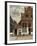 View of Houses in Delft, known as the Little Street-Johannes Vermeer-Framed Art Print