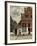 View of Houses in Delft, known as the Little Street-Johannes Vermeer-Framed Art Print