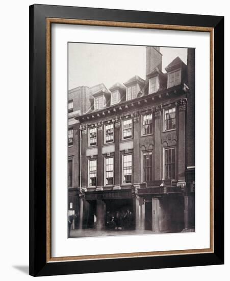 View of Houses in Great Queen Street, Holborn, Camden, London, 1879-Henry Dixon-Framed Giclee Print