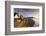 View of Houses Overlooking Sidmouth Seafront, Sidmouth, Devon, England. Winter-Adam Burton-Framed Photographic Print