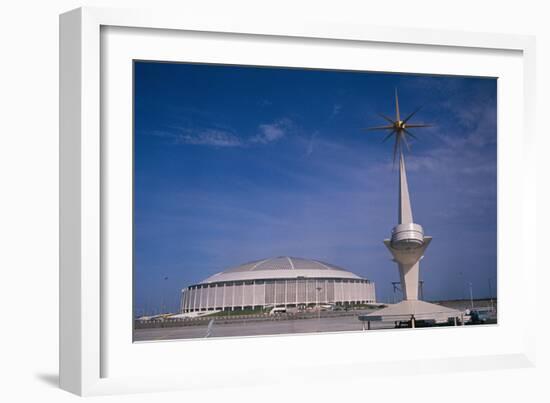 View of Houston Astrodome-null-Framed Giclee Print