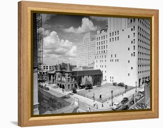 View of Houston, Texas-Dmitri Kessel-Framed Premier Image Canvas