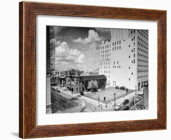 View of Houston, Texas-Dmitri Kessel-Framed Photographic Print