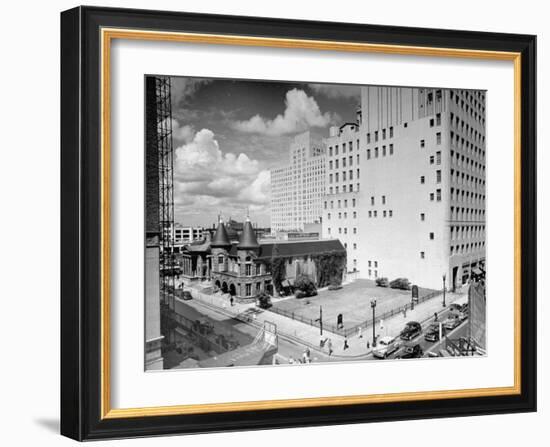 View of Houston, Texas-Dmitri Kessel-Framed Photographic Print