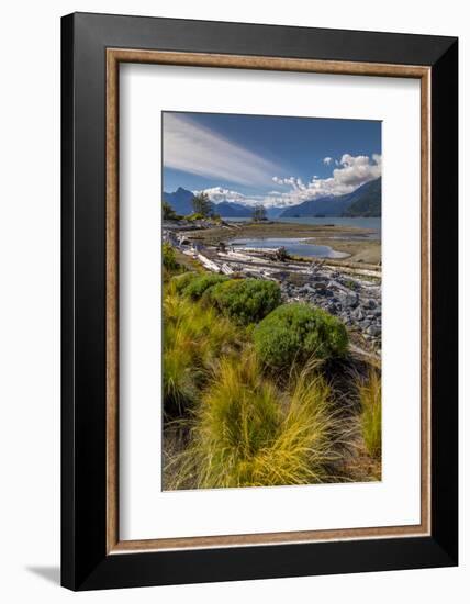 View of How Sound at Furry Creek off The Sea to Sky Highway near Squamish, British Columbia, Canada-Frank Fell-Framed Photographic Print