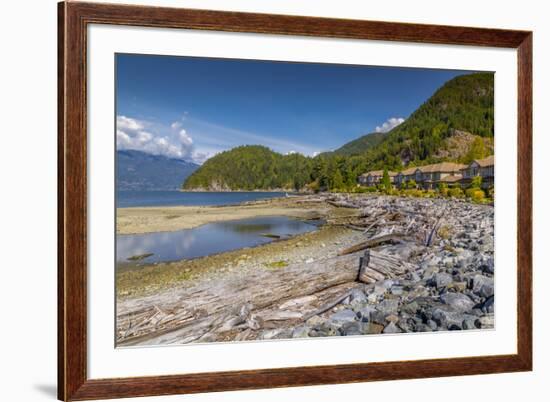 View of How Sound at Furry Creek off The Sea to Sky Highway near Squamish, British Columbia, Canada-Frank Fell-Framed Photographic Print