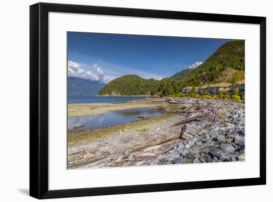 View of How Sound at Furry Creek off The Sea to Sky Highway near Squamish, British Columbia, Canada-Frank Fell-Framed Photographic Print