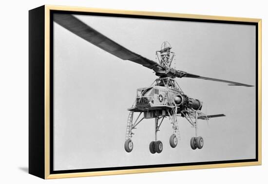 View of Howard Hughes XH 17 Helicopter-null-Framed Premier Image Canvas