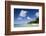 View of Idyllic Belle Mare Beach Showing Blue Sky-Lee Frost-Framed Photographic Print