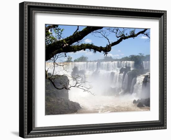 View of Iguassu Falls and Jungle, Argentina-Michele Molinari-Framed Photographic Print