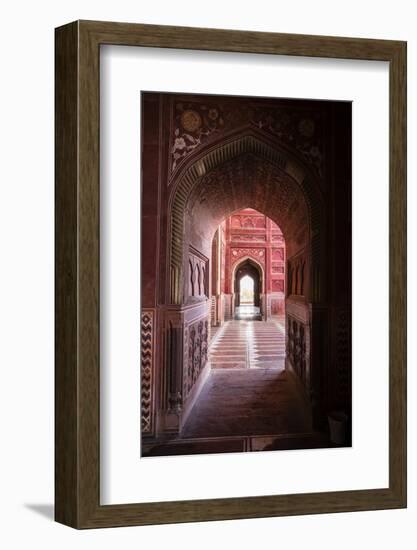 View of interior Taj Mahal, India-Panoramic Images-Framed Photographic Print