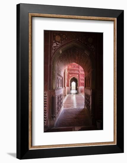 View of interior Taj Mahal, India-Panoramic Images-Framed Photographic Print