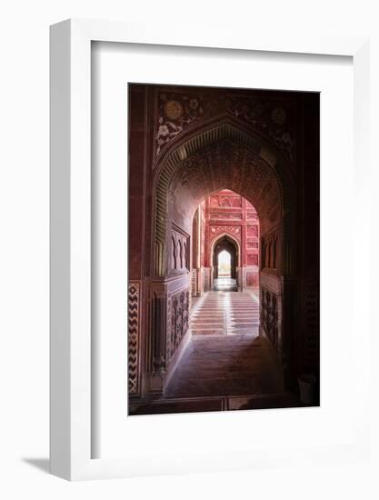 View of interior Taj Mahal, India-Panoramic Images-Framed Photographic Print