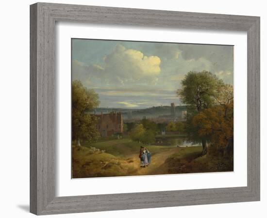 View of Ipswich from Christchurch Park-Thomas Gainsborough-Framed Giclee Print