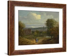 View of Ipswich from Christchurch Park-Thomas Gainsborough-Framed Giclee Print