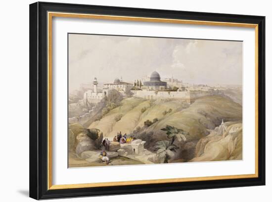 View of Jerusalem, Early 19th Century-David Roberts-Framed Giclee Print