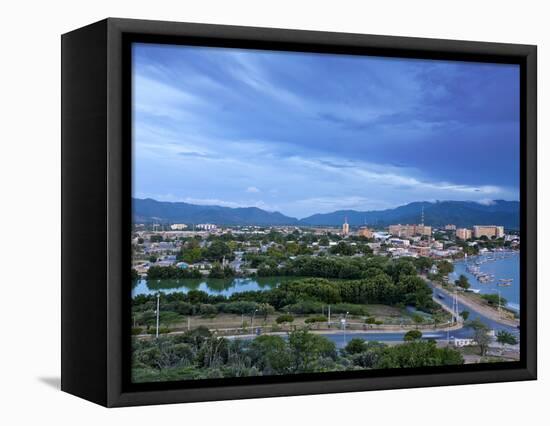 View of Juangriego, Isla De Margarita (Margarita Island), Nueva Esparta, Venezuela, South America-Jane Sweeney-Framed Premier Image Canvas