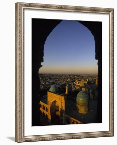 View of Kalyan Mosque,Bukhara, Uzbekistan-Ellen Clark-Framed Photographic Print