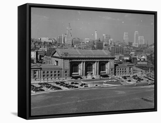 View of Kansas City-William Vandivert-Framed Premier Image Canvas