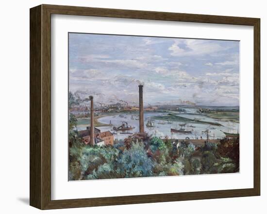 View of Kohlbrand, 1911-Lovis Corinth-Framed Giclee Print