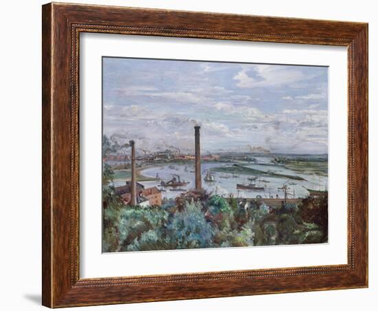 View of Kohlbrand, 1911-Lovis Corinth-Framed Giclee Print