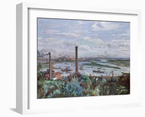 View of Kohlbrand, 1911-Lovis Corinth-Framed Giclee Print