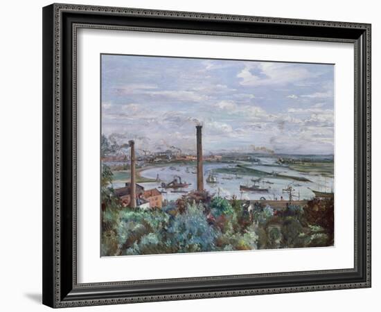 View of Kohlbrand, 1911-Lovis Corinth-Framed Giclee Print