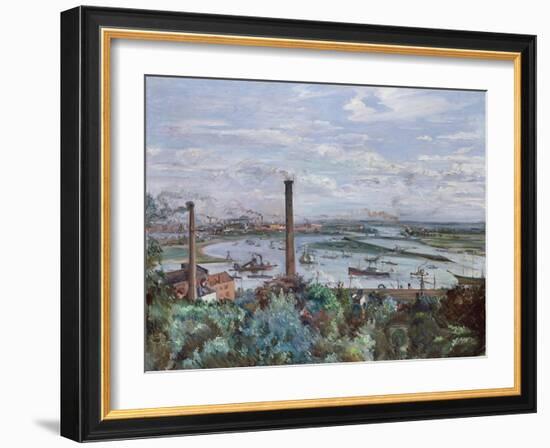 View of Kohlbrand, 1911-Lovis Corinth-Framed Giclee Print