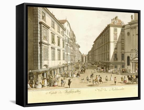 View of Kohlmarkt, 1786-Christian Georg II Schutz-Framed Premier Image Canvas