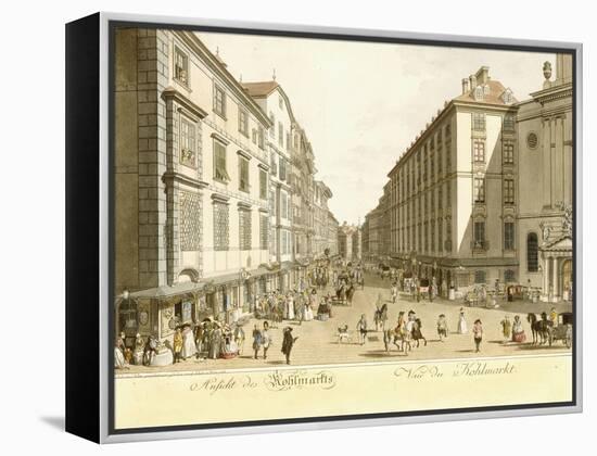 View of Kohlmarkt, 1786-Christian Georg II Schutz-Framed Premier Image Canvas