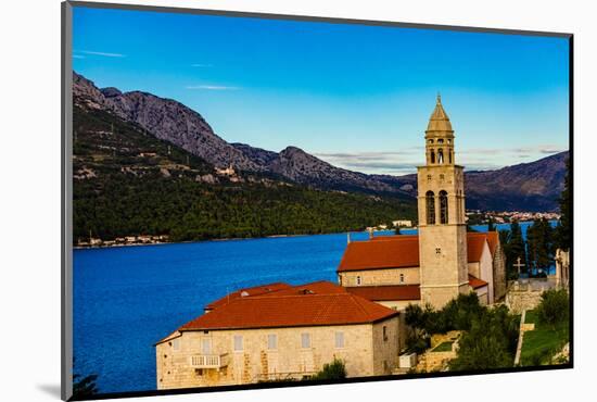 View of Korcula Island, Croatia, Europe-Laura Grier-Mounted Photographic Print