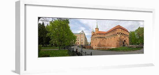 View of Krakow Barbican, Krakow, Poland-null-Framed Photographic Print