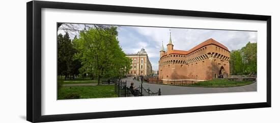 View of Krakow Barbican, Krakow, Poland-null-Framed Photographic Print